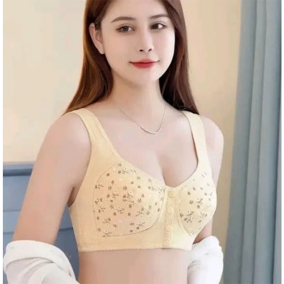 Picture of Front Button Cotton Nursing & Sports Bra