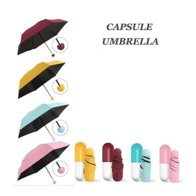 Picture of Moon Brand Folding Capsule Travel Umbrella