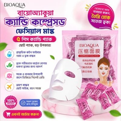 Picture of BioAqua Candy Compressed Facial Sheet Mask 5-Piece