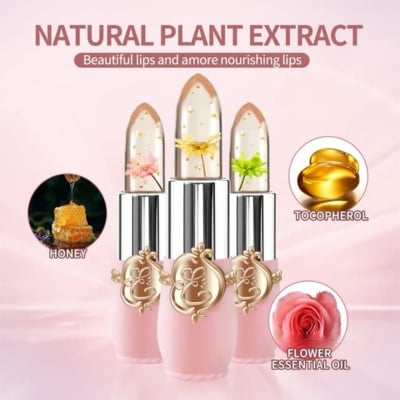 Picture of Emaymei Transparent Flower Crystal Jelly Lipstick