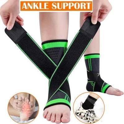 Picture of Adjustable Breathable Ankle Compression Support Sleeve