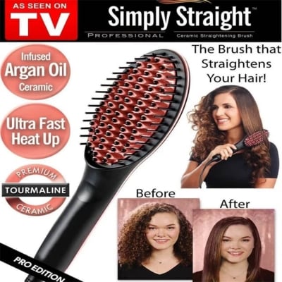Picture of Simply Straight Ceramic Digital Hair Straightening Brush