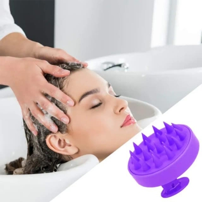 Picture of Silicone Shampoo Scalp Massage & Cleaning Brush
