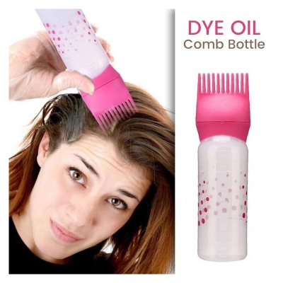 Picture of Hair Oil Applicator Comb Bottle & Styling Brush