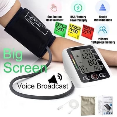 Picture of Electronic Digital Blood Pressure Monitor with Voice Function