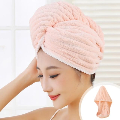 Picture of Super Absorbent Quick-Dry Microfiber Hair Towel