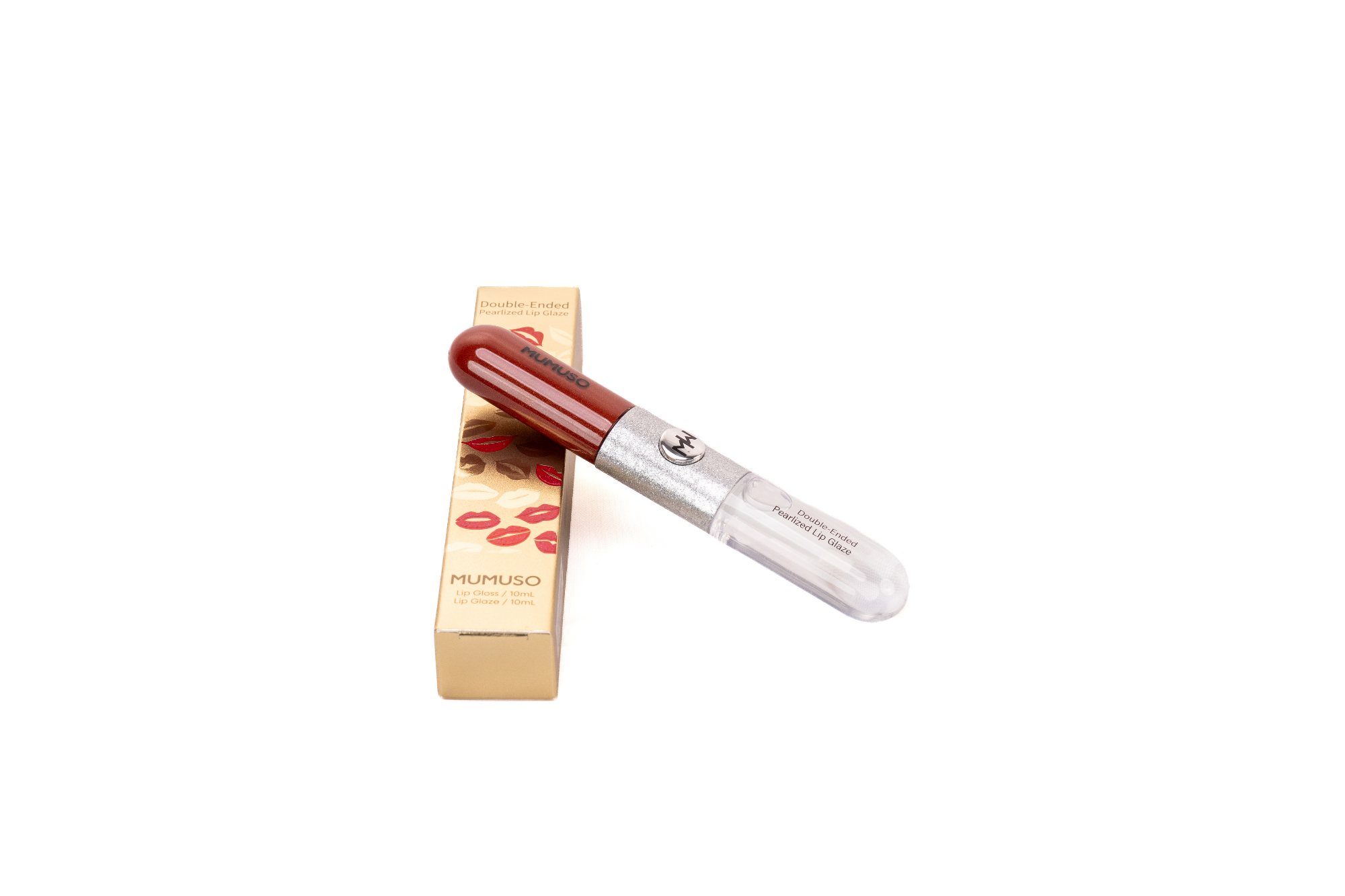 Picture of Double-Ended Pearlized Lip Glaze (03 Brick Red)