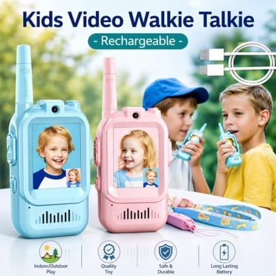 Picture of Kids 2-Piece Rechargeable Video Walkie Talkie Set