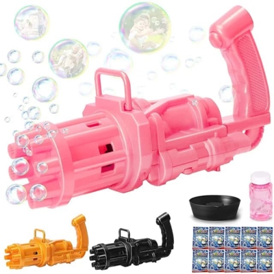 Picture of Gatling Bubble Cool Gun Toy for Kids