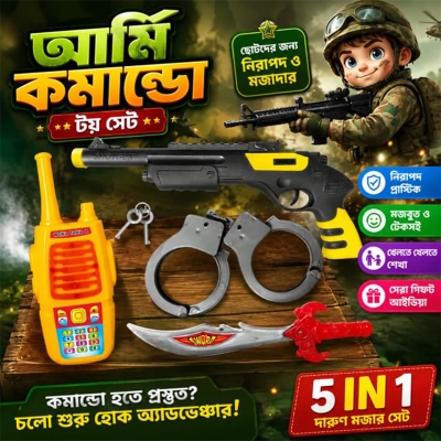 Picture of Army Commando Military Soldier Toy Set