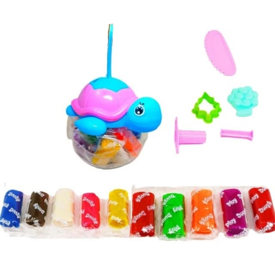 Picture of Amazing Dough Tortoise Modeling Clay Set with Tools