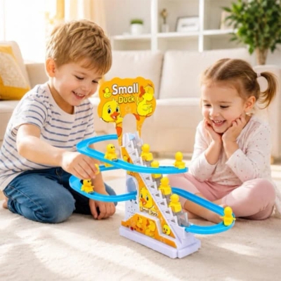Picture of Happy Duck Race Electric Slide Track Game