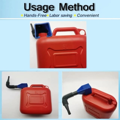 Picture of Flexible Draining Oil Snap Plastic Funnel
