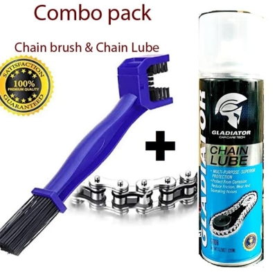 Picture of Gladiator Motorcycle Chain Lube & Cleaning Brush Combo