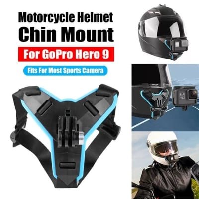 Picture of Motorcycle Helmet Chin Mount Camera Holder Bracket