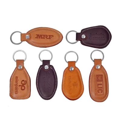 Picture of 2 Pcs Artificial Leather Key Ring Set
