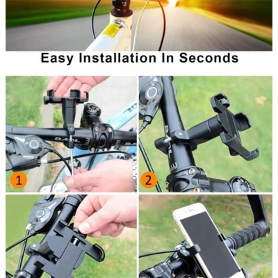 Picture of Metal Motorcycle & Bicycle Mobile Phone Holder