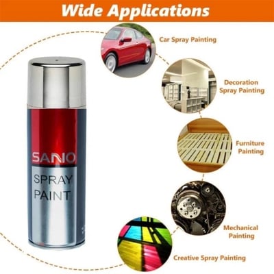 Picture of Sanvo 318 Bright Chrome Aerosol Spray Paint