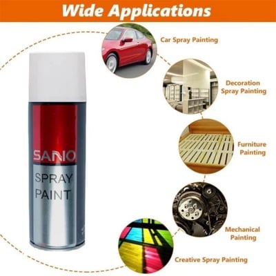Picture of Sanvo 40 Waterproof White Aerosol Spray Paint