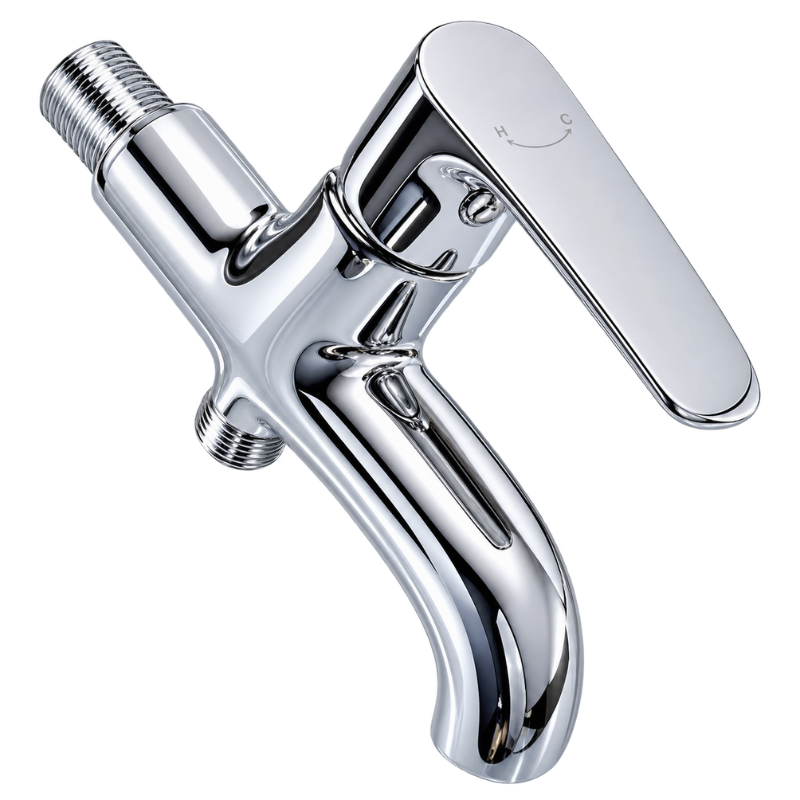 Picture of MECAN Twin Long Bib Cock-Chrome Polish
