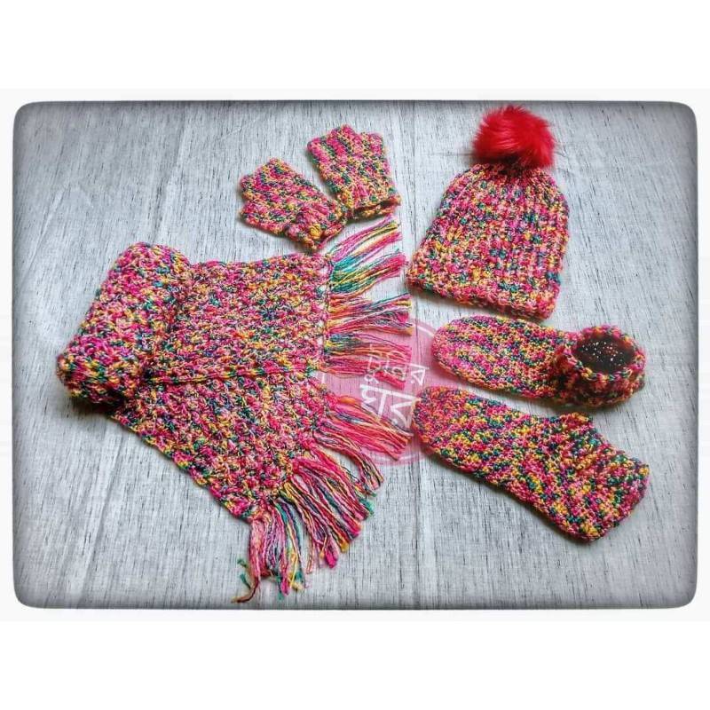 Picture of 1 Cone x 100gr Yarn Chunky Hand Knitting Colorful Soft Wool Cashmere