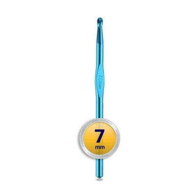 Picture of 7.0MM ALUMINUM CROCHET HOOK NEEDLE WEAVE KNITTING CROCHET NEEDLEWORK NEEDLES 7.0MM TOOLS SUPPLIES
