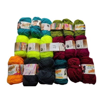 Picture of Indian  Sethia's Wool 25 Gram ( 18 pieces)