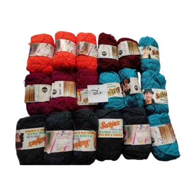 Picture of Indian  Sethia's Wool 25 Gram ( 18 pieces)