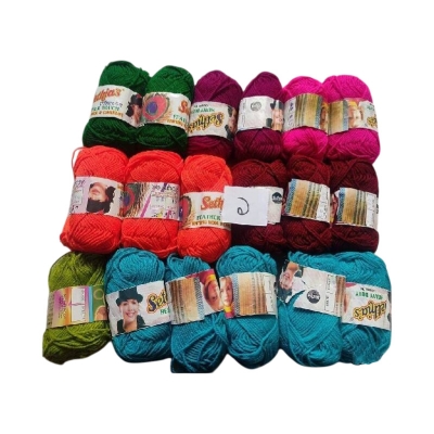 Picture of Indian  Sethia's Wool 25 Gram ( 18 pieces)