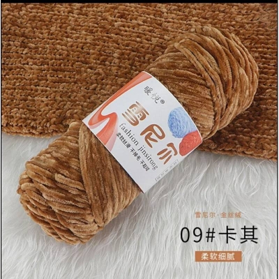 Picture of RongMeixuan 100g Chenille yarn,Velvet 100g Yarns ctochet knit soft yarn knittin
