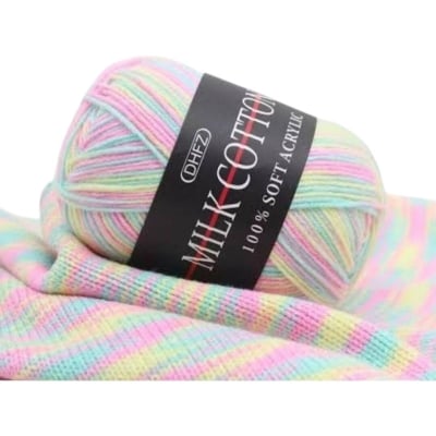 Picture of 50g Japanese Organic Soft Knitting wool Crochet wool colorful combing Milk cotton Yarn many  colors