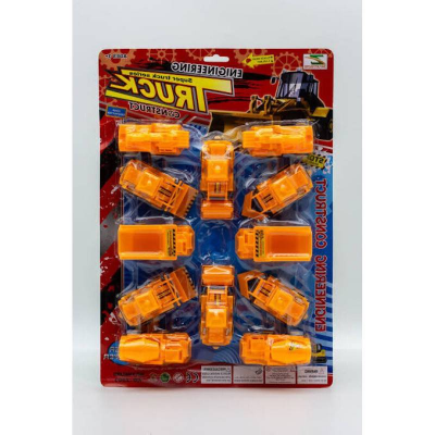Picture of 12 Pcs Truck Toy set - Pastic Material