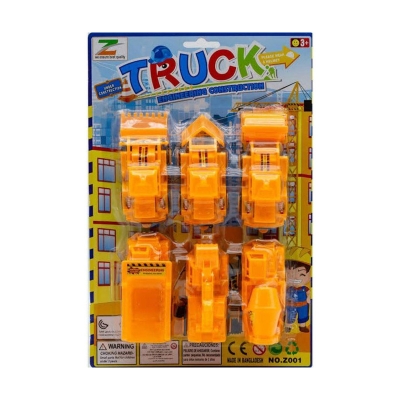 Picture of Early Engineering Vehicles Set, 6 Pcs Die Cast Construction Car Toys