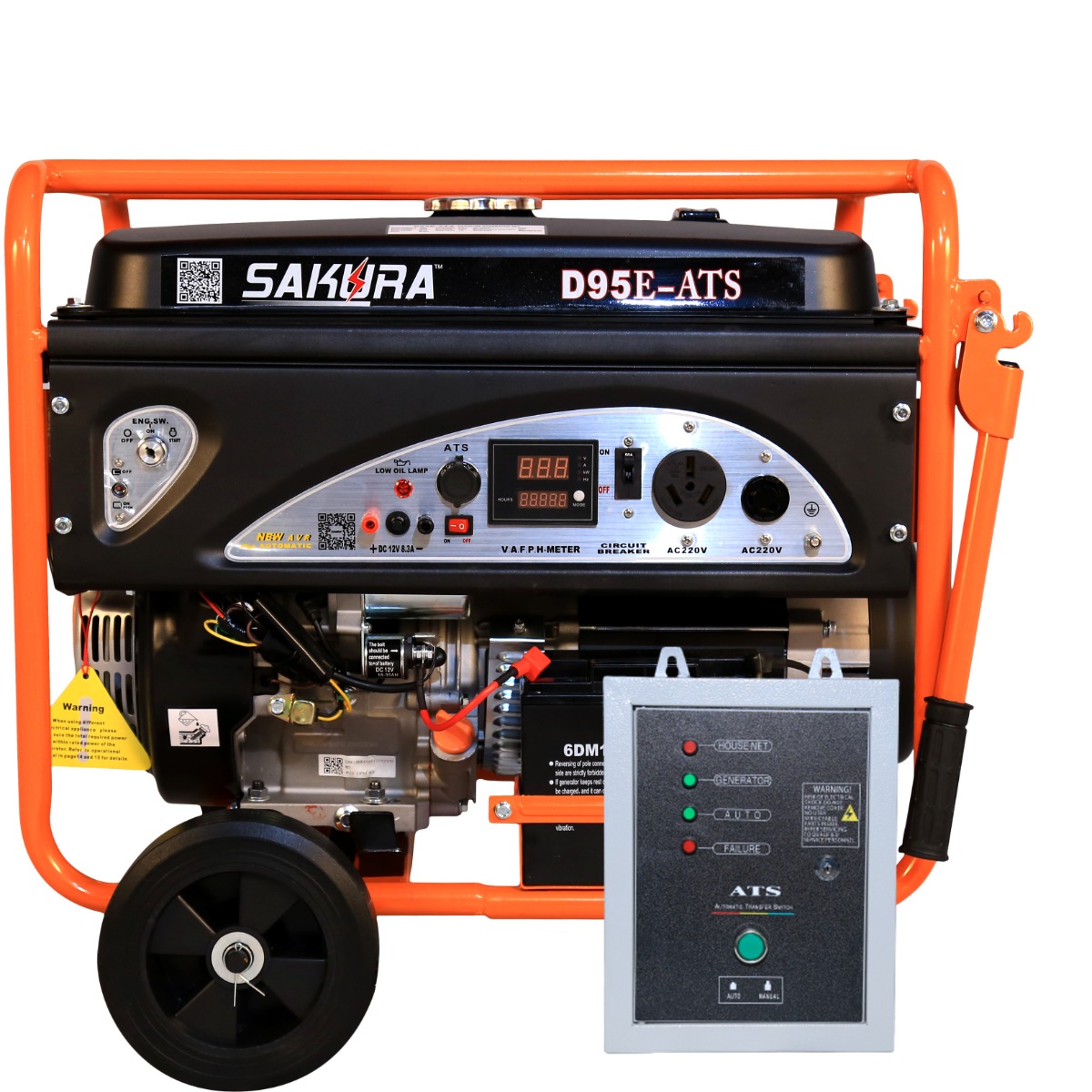 Picture of 9 KW Sakura Auto Start Generator D95E-ATS