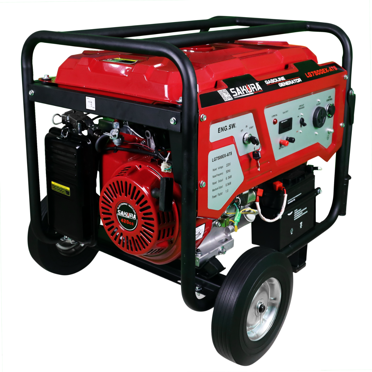 Picture of 6.5 KW Sakura Auto Start Generator LG7500EX-ATS
