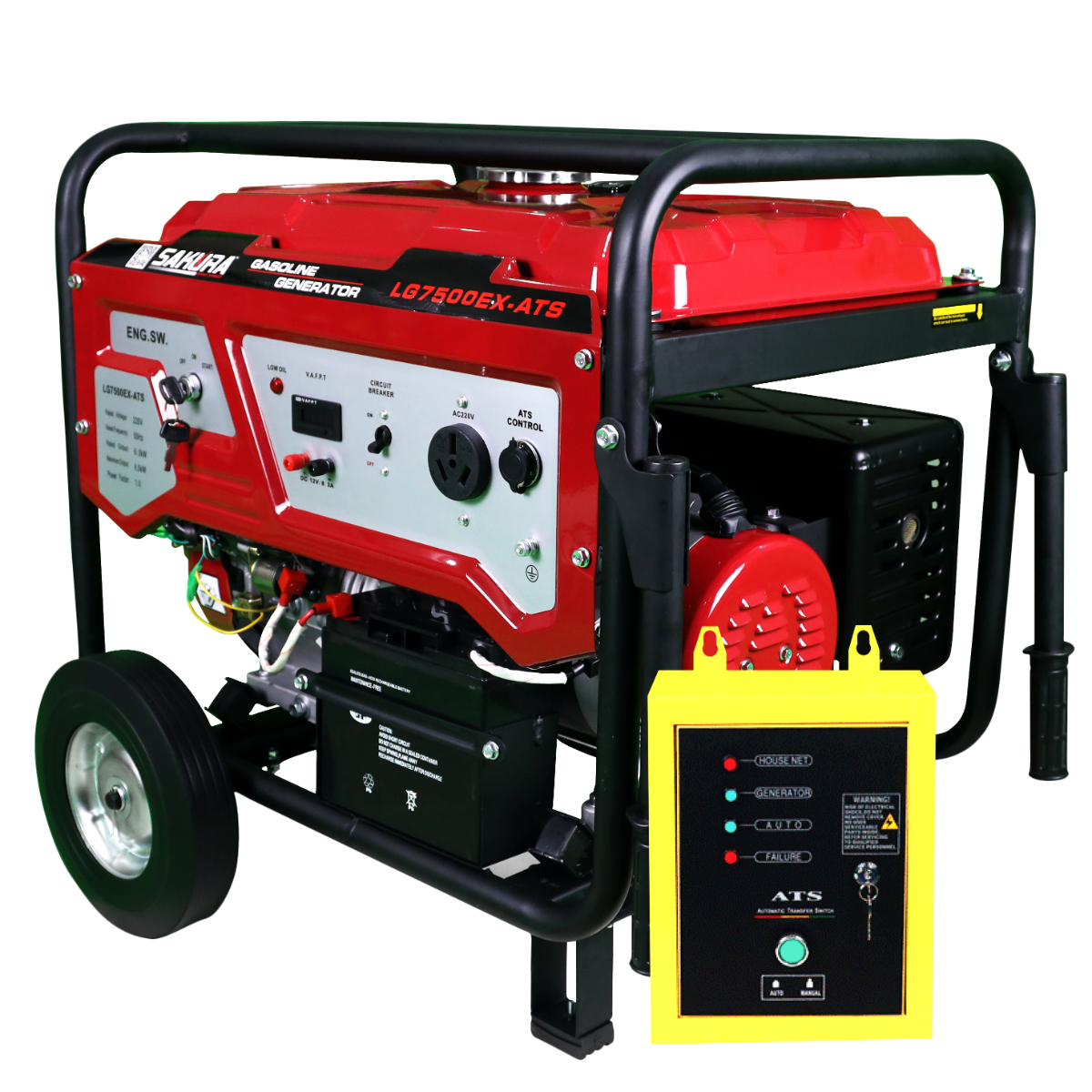 Picture of 6.5 KW Sakura Auto Start Generator LG7500EX-ATS