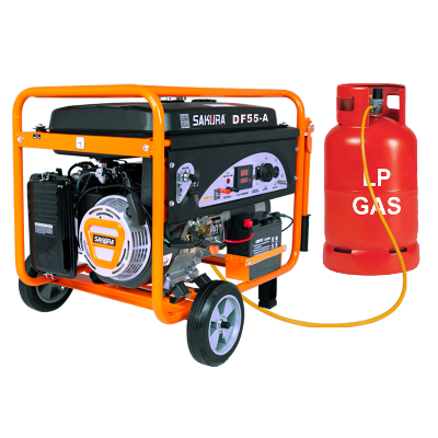 Picture of 5.5 KW LPG Generator with ATS DF55-A