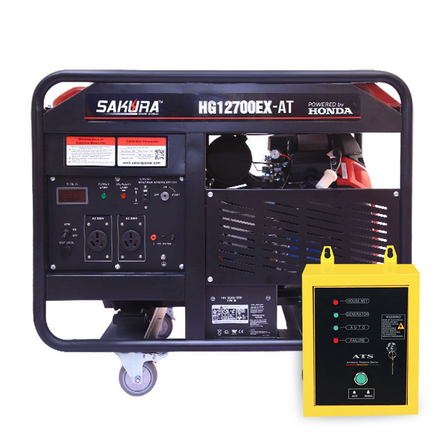 Picture of 11 KW Honda Engine Generator HG12700EX-AT