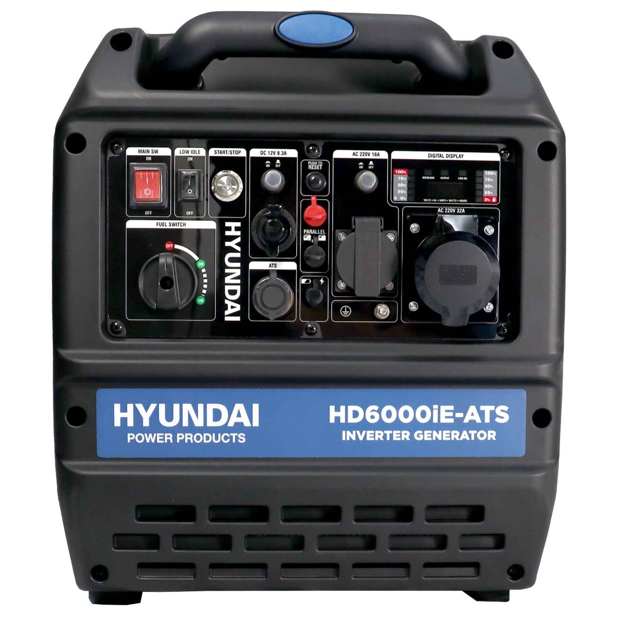 Picture of 5.5 KW HYUNDAI Inverter Generator HD6000iE-ATS