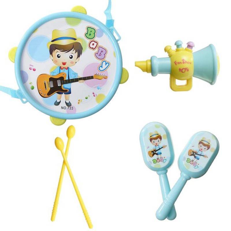 Picture of Educational Music Toys Percussion Kit for Kids with Maracas,Big Band Boys Girls Birthday Gifts Present