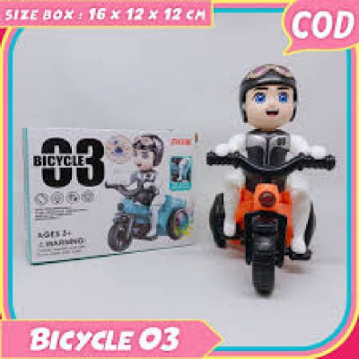 Picture of Bicycle 03 Toy with Light Effects & Music - 360 Degree Rotation