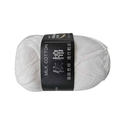Picture of MILK COTTON 4 ply 50 gram-White