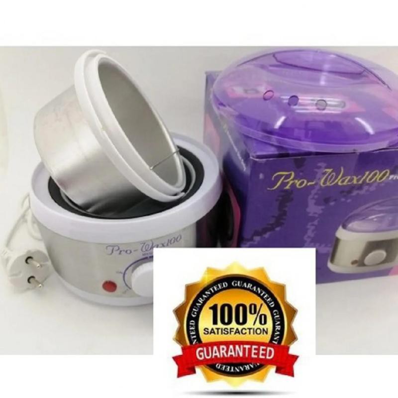 Picture of Stainless Steel Hot Wax Heater Machine with 100g Wax Beans and 10 Wooden Sticks