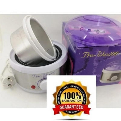 Picture of Stainless Steel Hot Wax Heater Machine with 100g Wax Beans and 10 Wooden Sticks