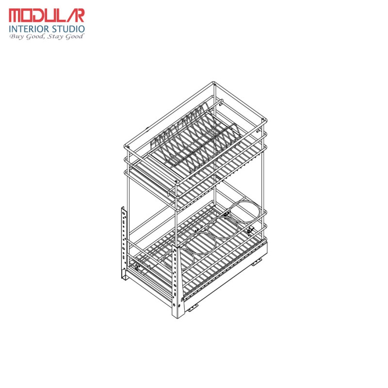 Picture of WellMax Sliding Pull-Out Plate Basket