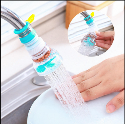 Picture of 360° Rotatable Faucet Filter with Water-Saving Spray – Dual-Layer Purifier Tap Head
