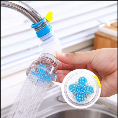 Picture of 360° Rotatable Faucet Filter with Water-Saving Spray – Dual-Layer Purifier Tap Head