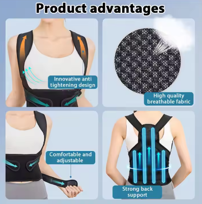 Picture of Posture Corrector Back Support Belt for Men & Women – Spine Alignment & Pain Relief Brace