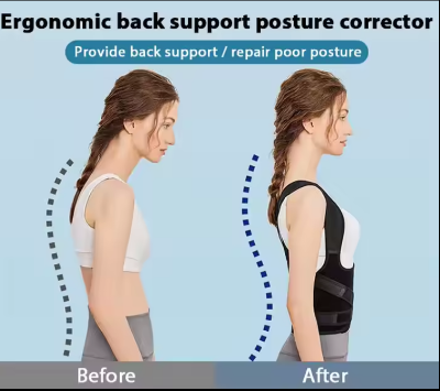 Picture of Posture Corrector Back Support Belt for Men & Women – Spine Alignment & Pain Relief Brace