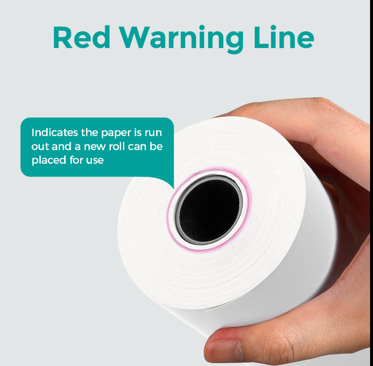 Picture of 57mm x 40mm Thermal Paper Roll – High-Quality POS & Credit Card Machine Receipt Paper (Non-Fading, Smooth Print)